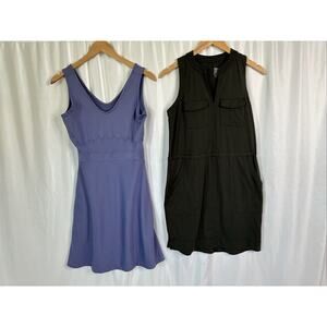 Lot Of 2 Title Nine Dresses For Active Wear Or Casual, Both Have Zip Pockets XS